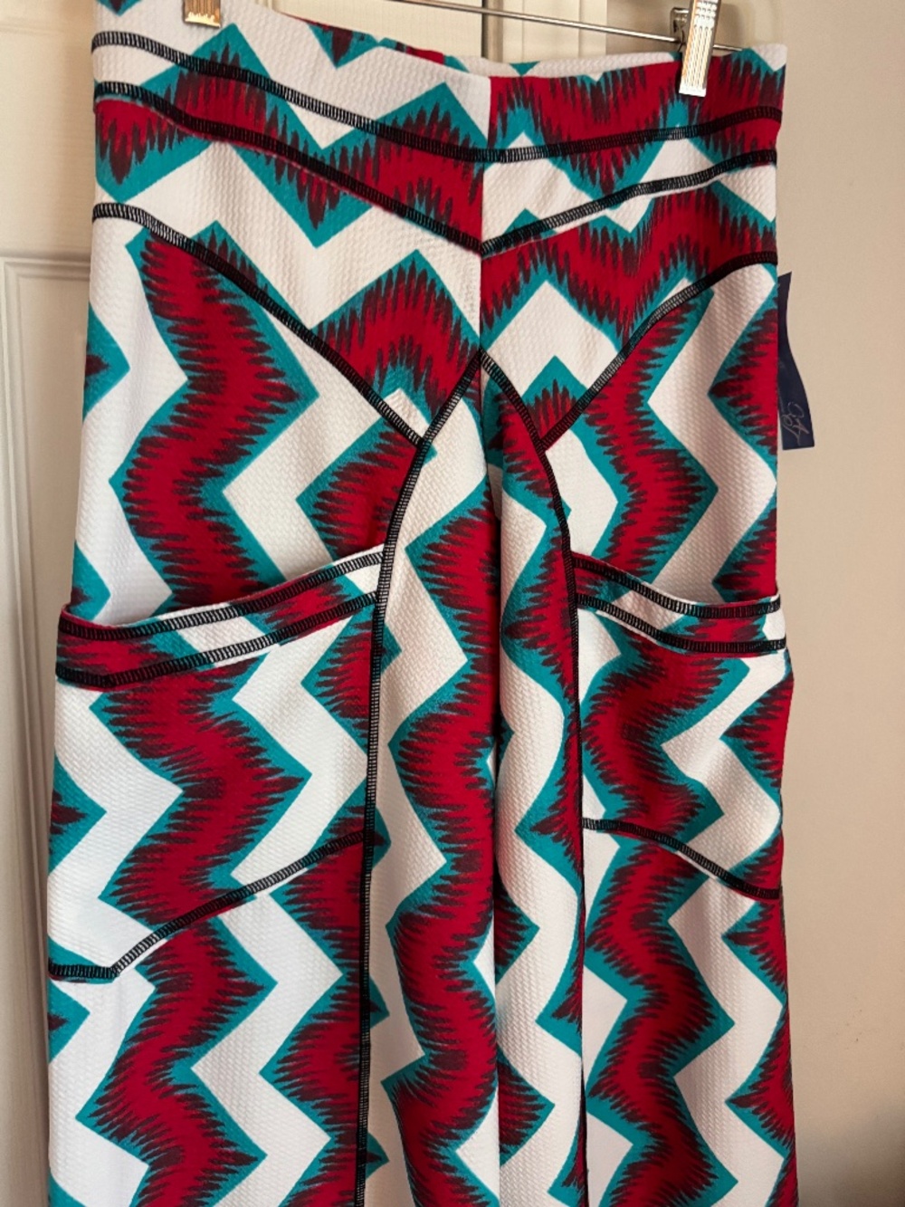 NWT, AUTUMN TENEYL DAPHNE PANTS IN FIRE AND ICE PRINT - Picture 2 of 14